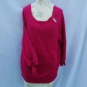 Torrid Pink Sweater Top Size 1x